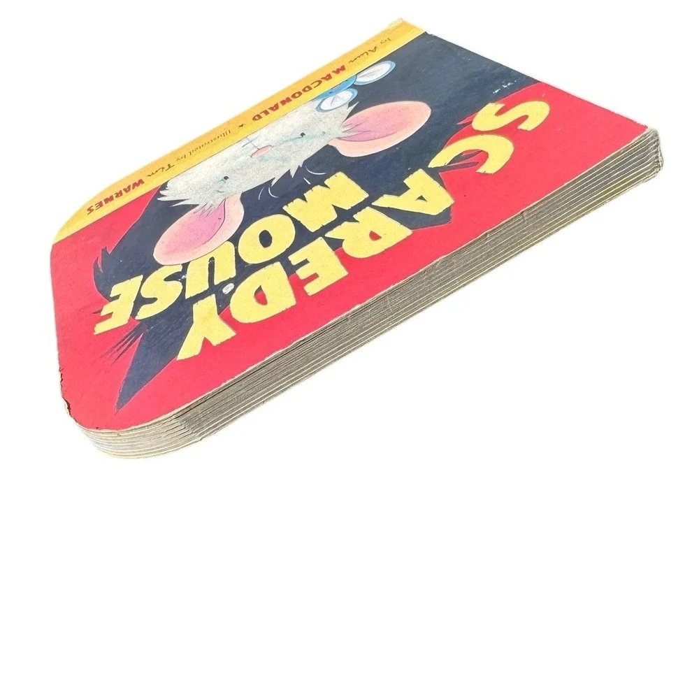 Scaredy Mouse Alan MacDonald Illustrated Tim Warnes Board Book Tiger Tales 2007‎